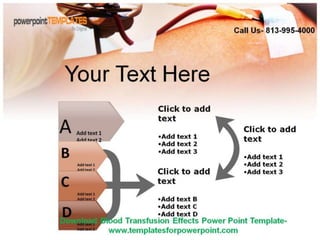 Downaload Blood Transfusion Effects Powerpoint Template
