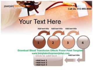 Downaload Blood Transfusion Effects Powerpoint Template