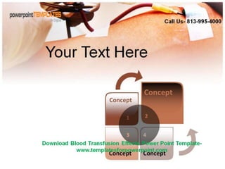 Downaload Blood Transfusion Effects Powerpoint Template