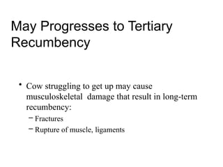 downer cows syndrome in large and small ruminants | PPTX