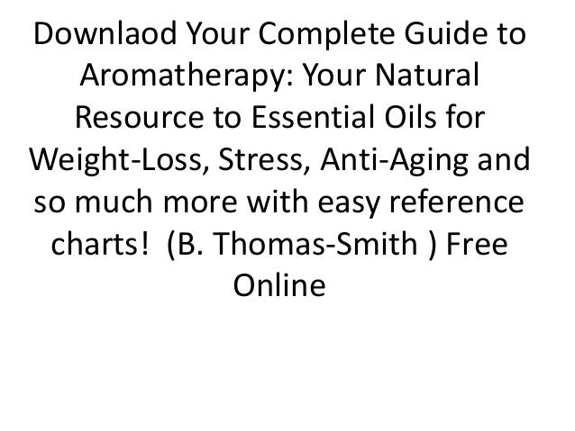 Aromatherapy Chart Free