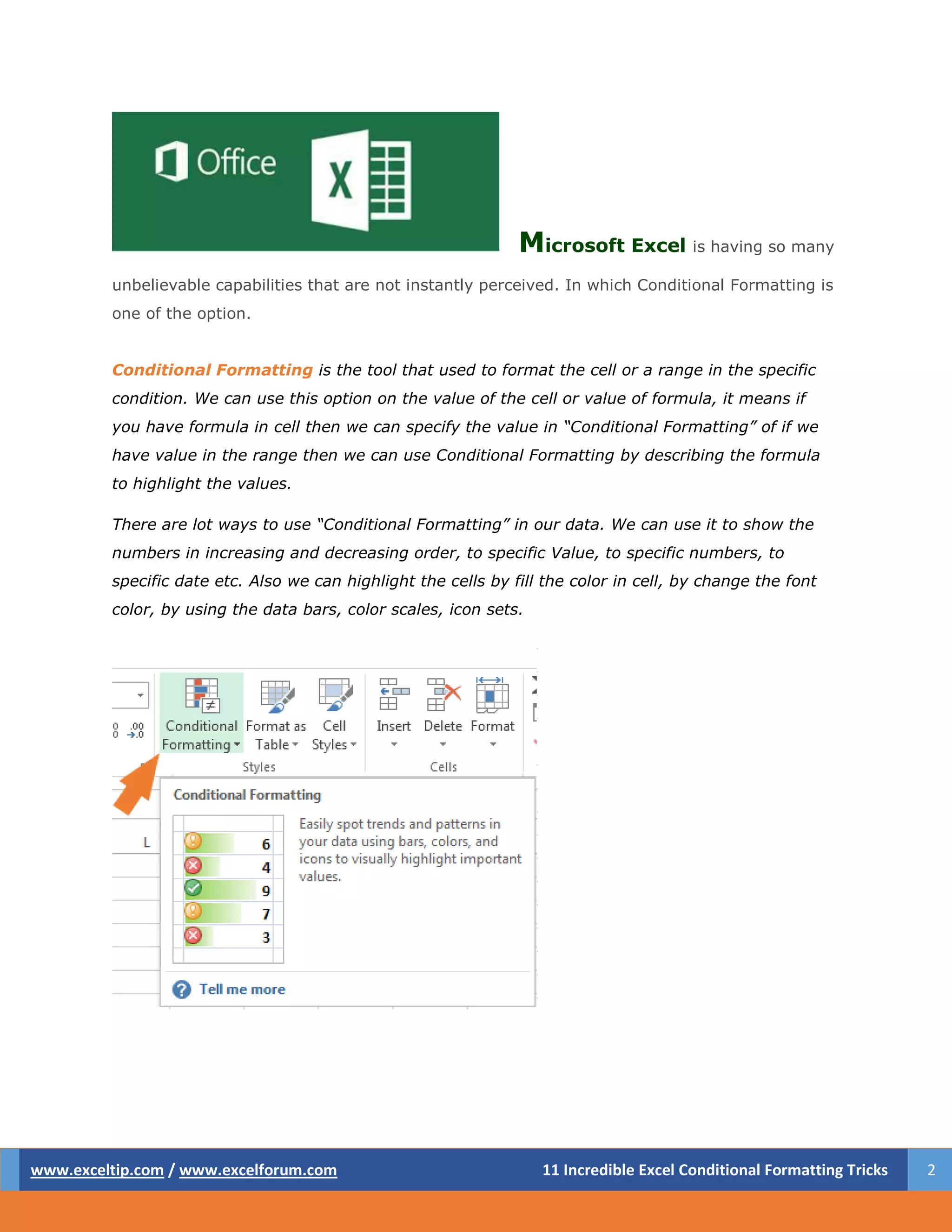 Download 11-incredible-excel-conditional-formatting-tricks | PDF