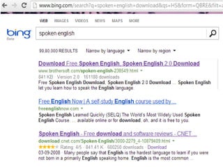 1 million downloaded Spoken English e-book 