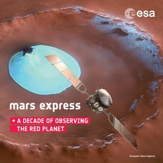 mars express
→ a decade of observing
	 the red planet

 