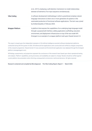 The Vibe Coding Report 1:Non IDE tools,2026 | PDF