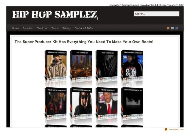 hip hop producer website