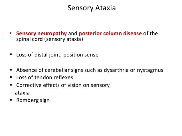 sensory ataxia