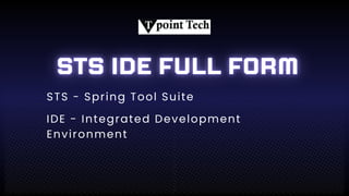 Download and Install STS IDE - Tpoint Tech | PDF
