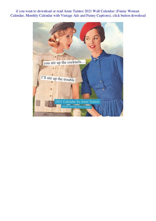 O U5vmultws8m anne taintor wall calendar 2021