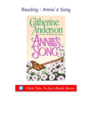Reading : Annie's Song
 