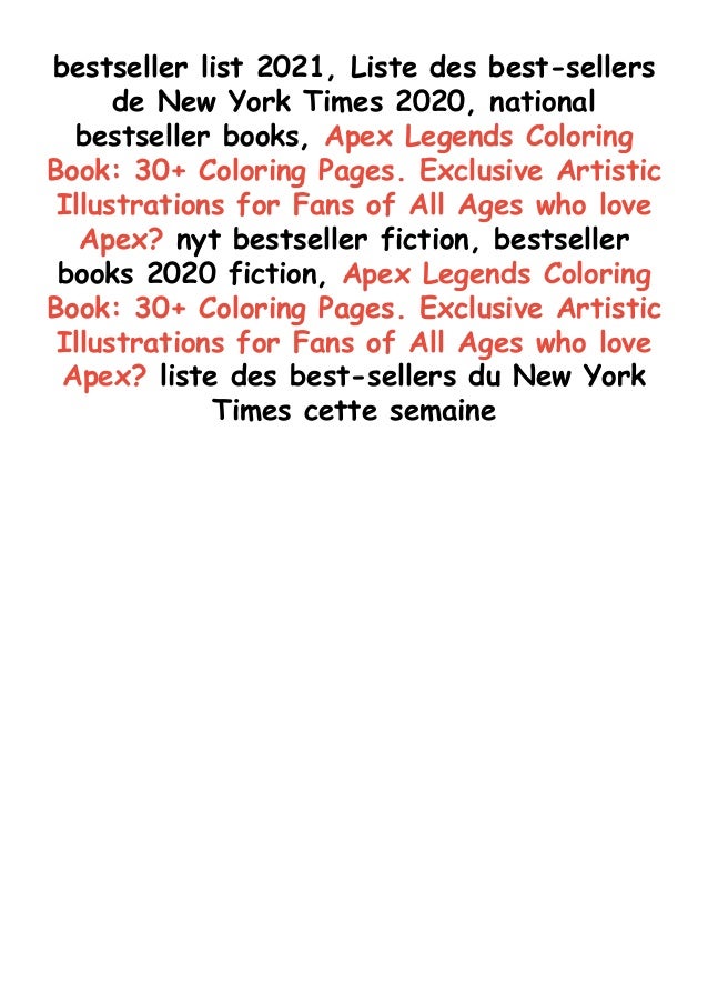 Download Apex Legends Coloring Book 30 Coloring Pages Exclusive