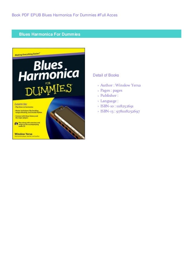 blues harmonica book pdf