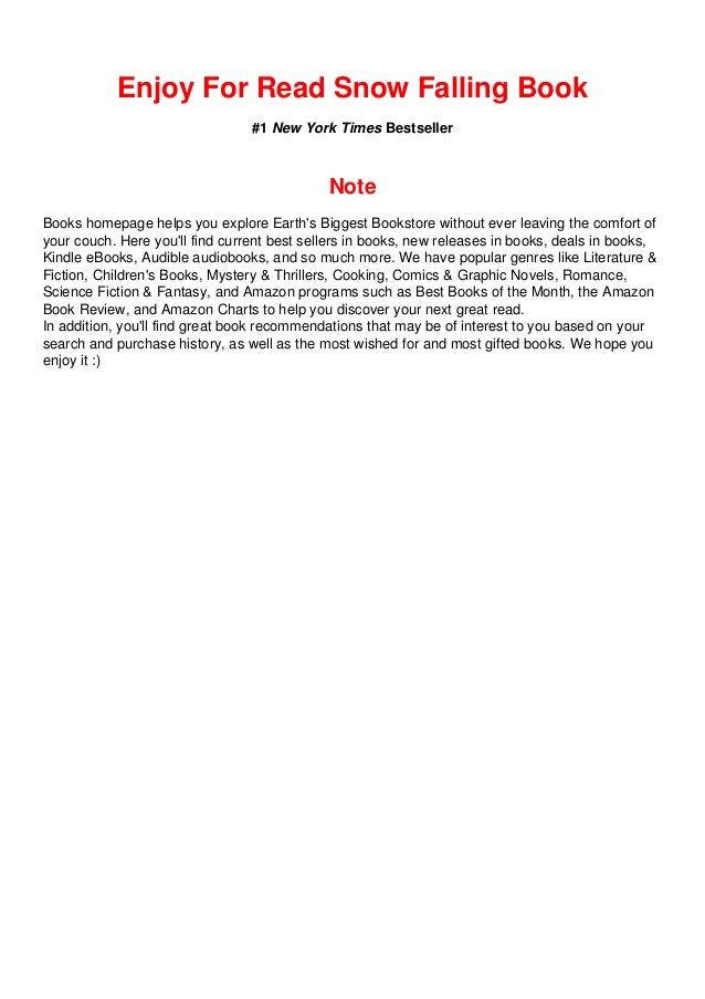 Download Books Snow Falling