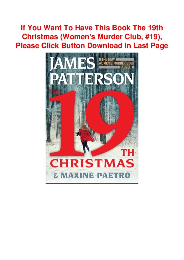 Download Books The 19th Christmas Women S Murder Club 19 Download Books The 19th Christmas Women S Murder Club 19