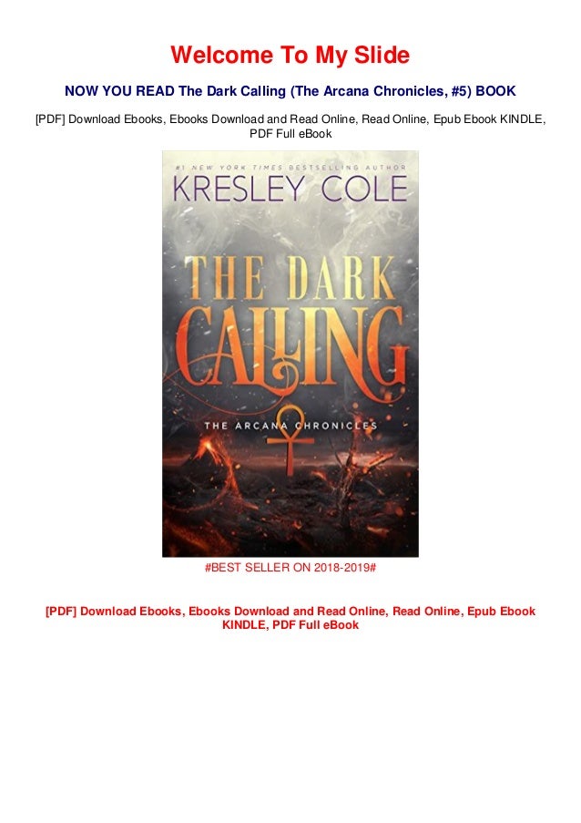 Download Books The Dark Calling The Arcana Chronicles 5
