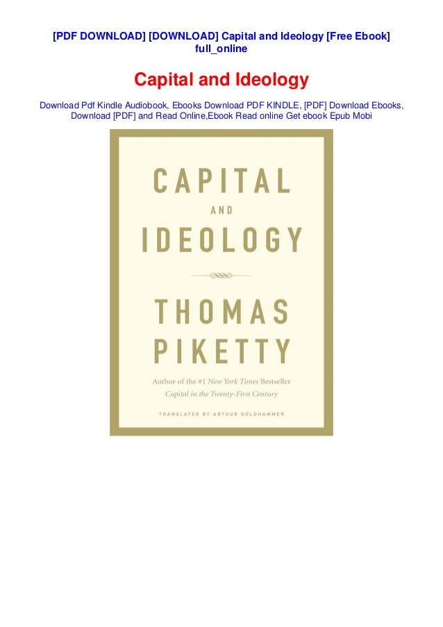 Capital and ideology pdf free download windows 10