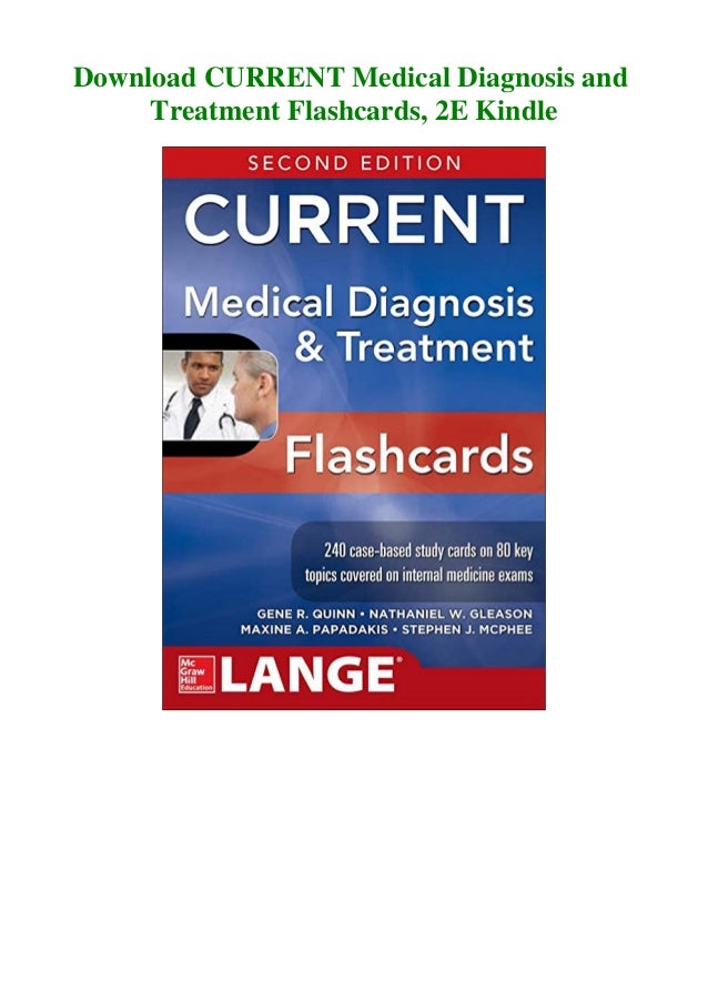 Download Current Medical Diagnosis And Treatment Flashcards 2e Kindle