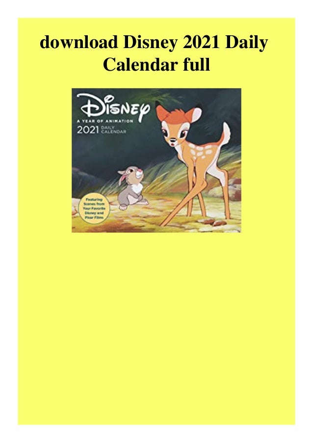 Download Disney 2021 Daily Calendar Full disney 2021 yearly calendar