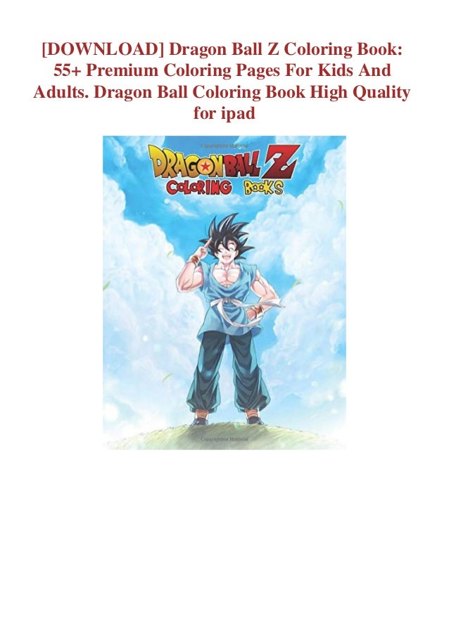 Download Dragon Ball Z Coloring Book 55 Premium Coloring Pages Fo