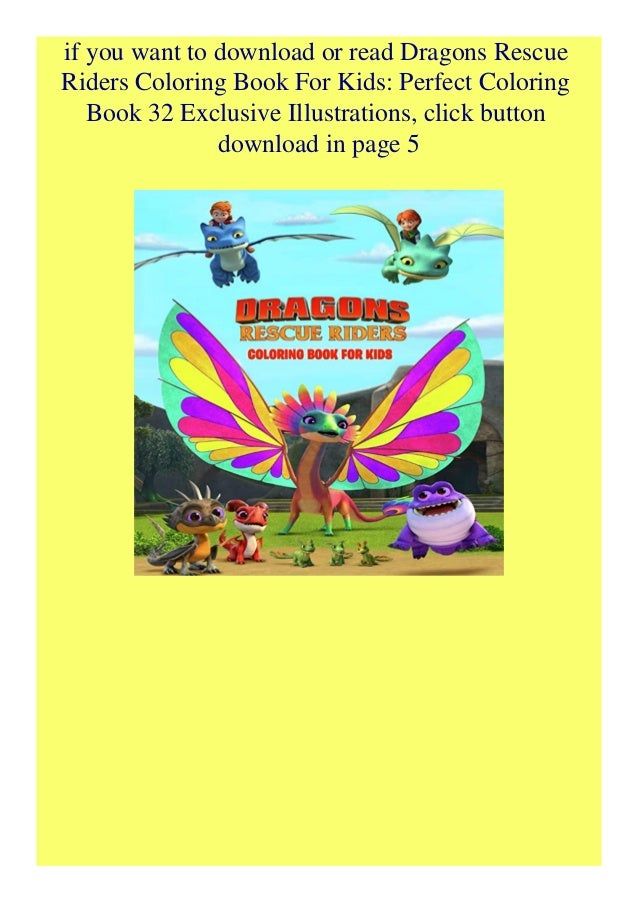 Download Dragons Rescue Riders Coloring Book For Kids Perfect Colorin
