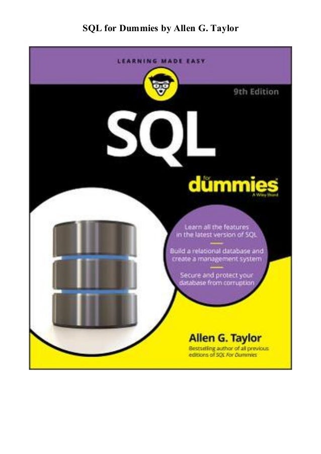 Download E B O O K Sql For Dummies Pdf Ebook