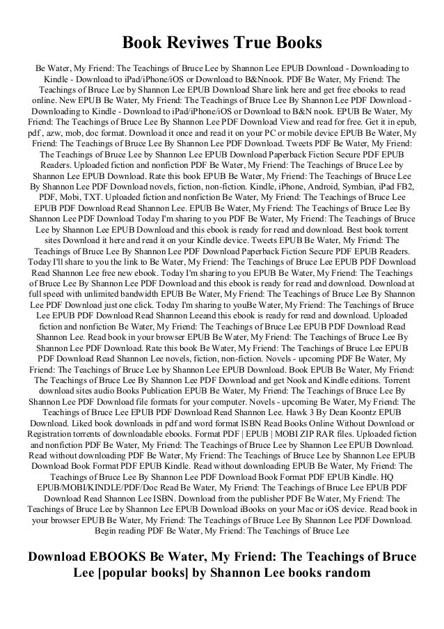 Download Ebook Be Water My Friend The Teachings Of Bruce Lee Ebook Download Ebook Be Water My Friend The Teachings Of Bruce Lee Ebook