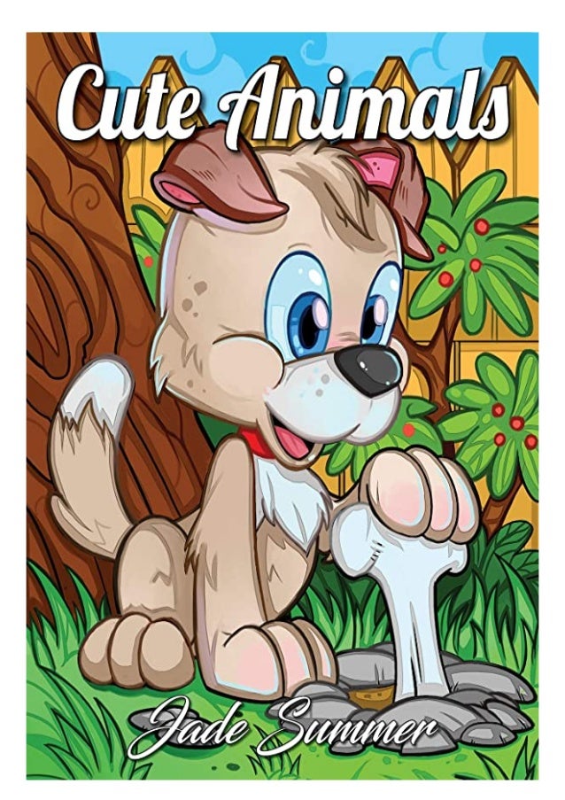 Download Ebook Cute Animals An Adult Coloring Book With Fun Easy An