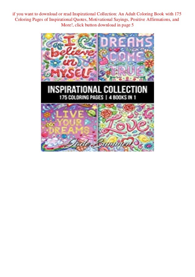 Download Ebook Inspirational Collection An Adult Coloring Book With