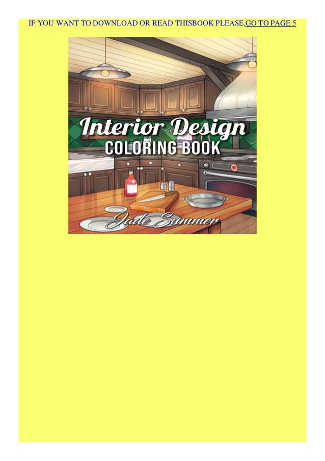 Download Ebook Interior Design Coloring Book An Adult Coloring Book W