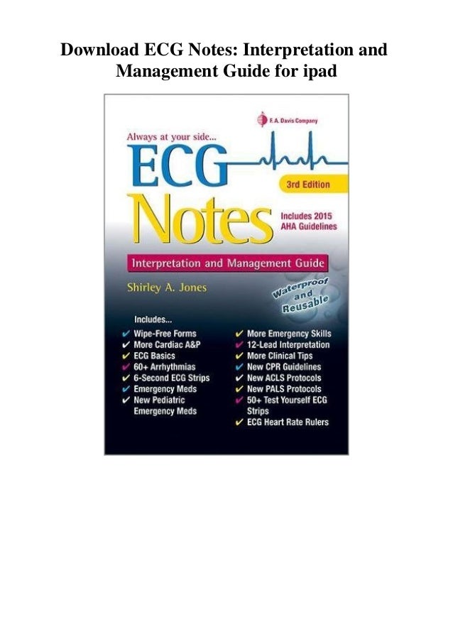 Download Ecg Notes Interpretation And Management Guide For Ipad