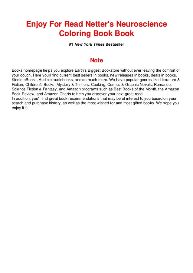 Download Epub Netter S Neuroscience Coloring Book Ebook Pdf