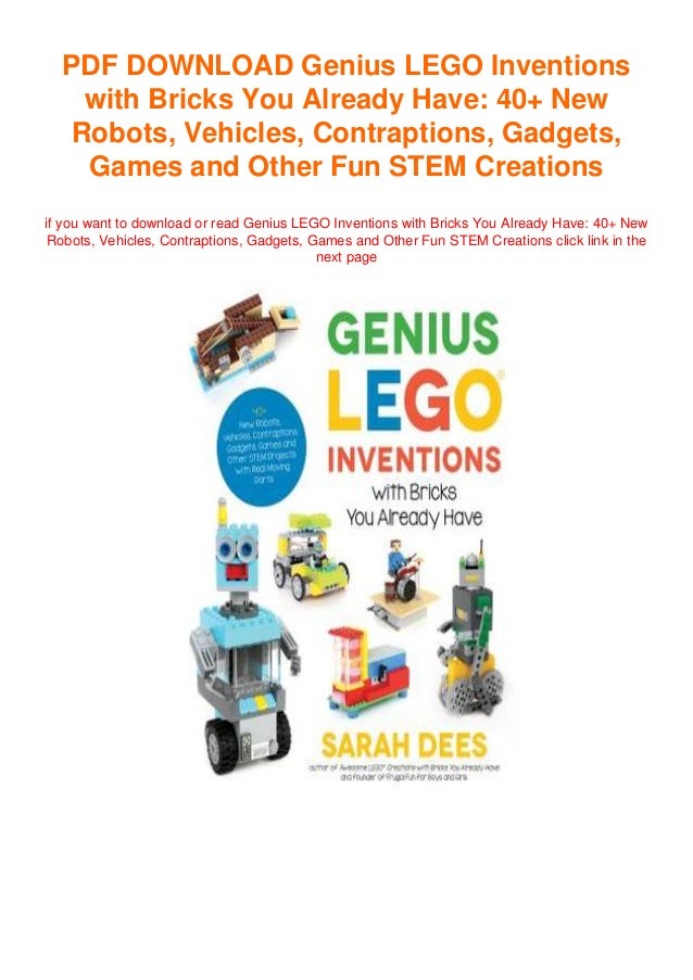 genius lego inventions