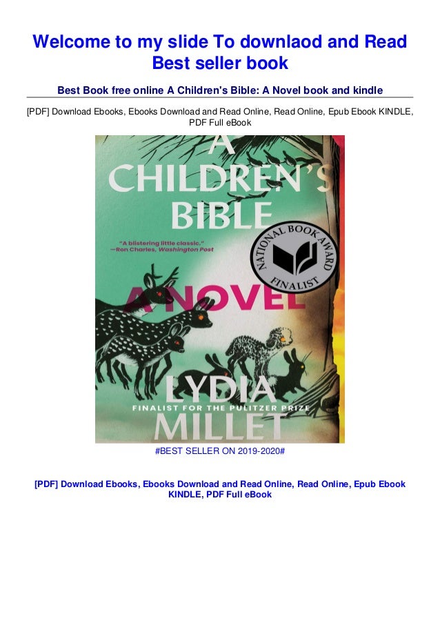 Download In Pdf A Children S Bible A Novel Epub