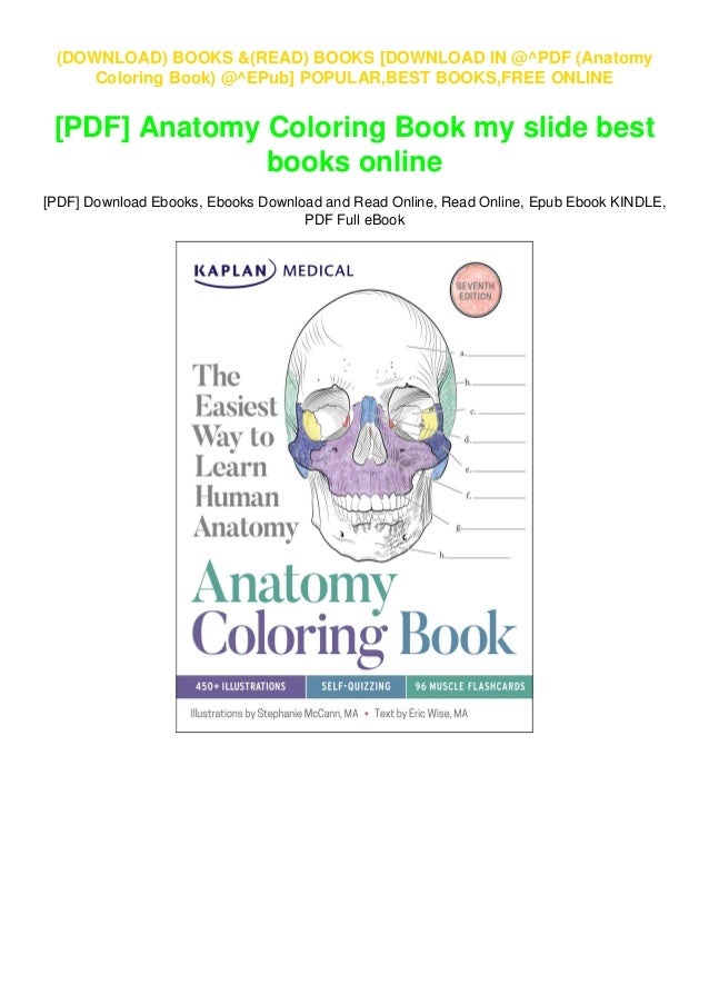 Download Download In Pdf Anatomy Coloring Book Epub