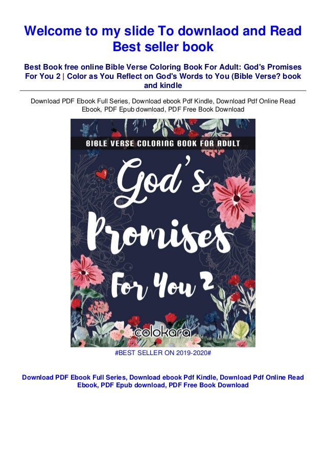 Download In Pdf Bible Verse Coloring Book For Adult God S Promise