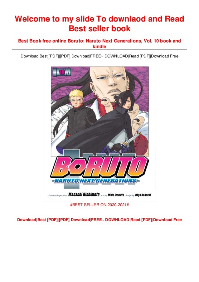 Download In Pdf Boruto Naruto Next Generations Vol 10 Book