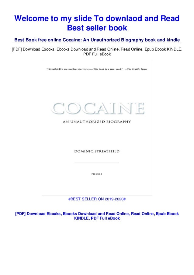 Download In Pdf Cocaine An Unauthorized Biography Epub