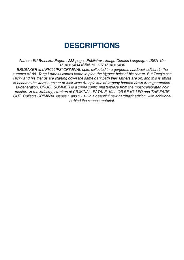 Download In Pdf Cruel Summer Pdf
