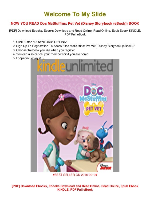 Download In Pdf Doc Mcstuffins Pet Vet Disney Storybook Ebook