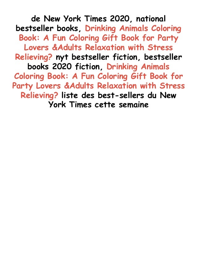 Download Download In Pdf Drinking Animals Coloring Book A Fun Coloring Gift
