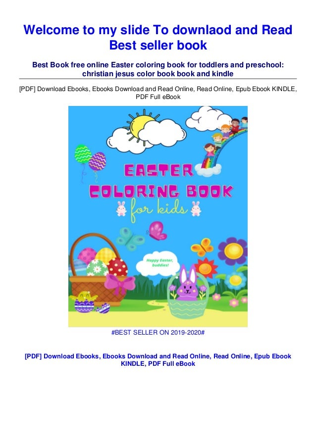 Download Download In Pdf Easter Coloring Book For Toddlers And Preschool