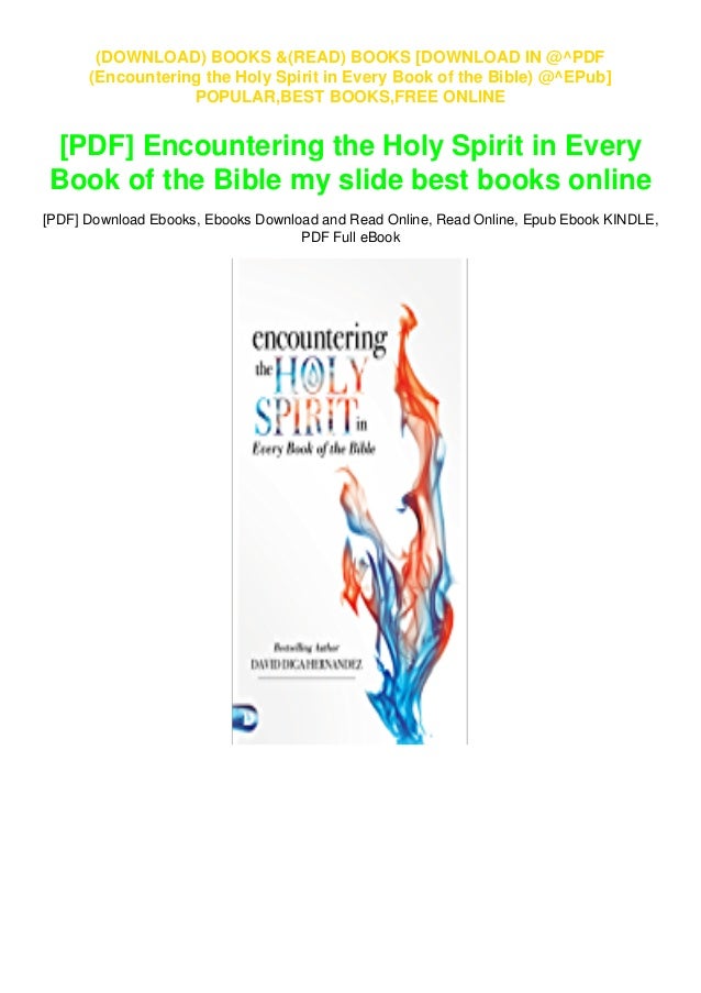 Download In Pdf Encountering The Holy Spirit In Every Book Of The Download In Pdf Encountering The Holy Spirit In Every Book Of The