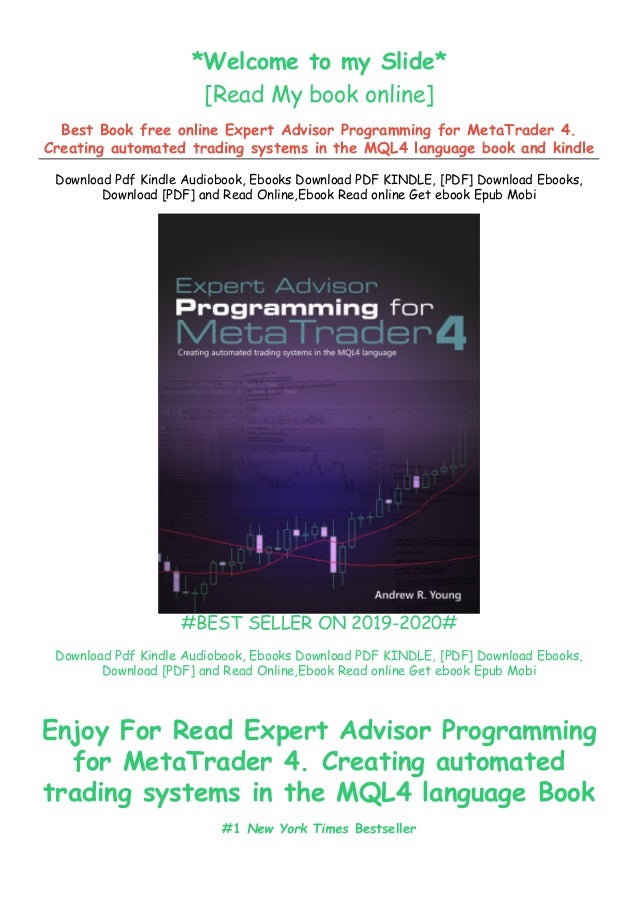 Download In Pdf Expert Advisor Programming For Metatrader 4 Crea