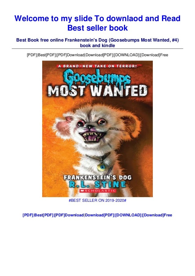 Download In Pdf Frankenstein S Dog Goosebumps Most Wanted 4