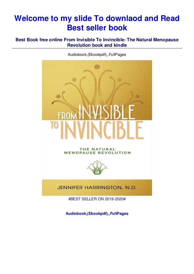Download In Pdf From Invisible To Invincible The Natural