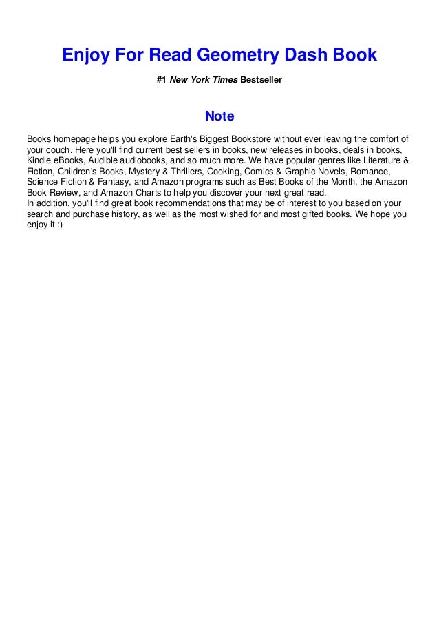 Download In Pdf Geometry Dash Epub