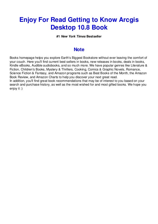 Download In Pdf Getting To Know Arcgis Desktop 10 8 Epub Download In Pdf Getting To Know Arcgis Desktop 10 8 Epub