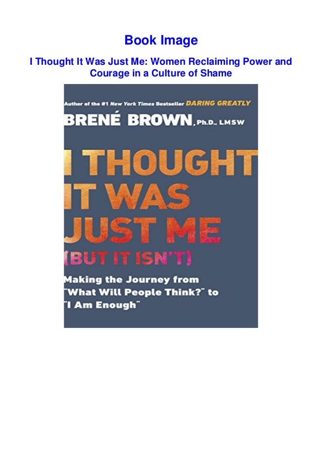 Download In Pdf I Thought It Was Just Me Women Reclaiming Power