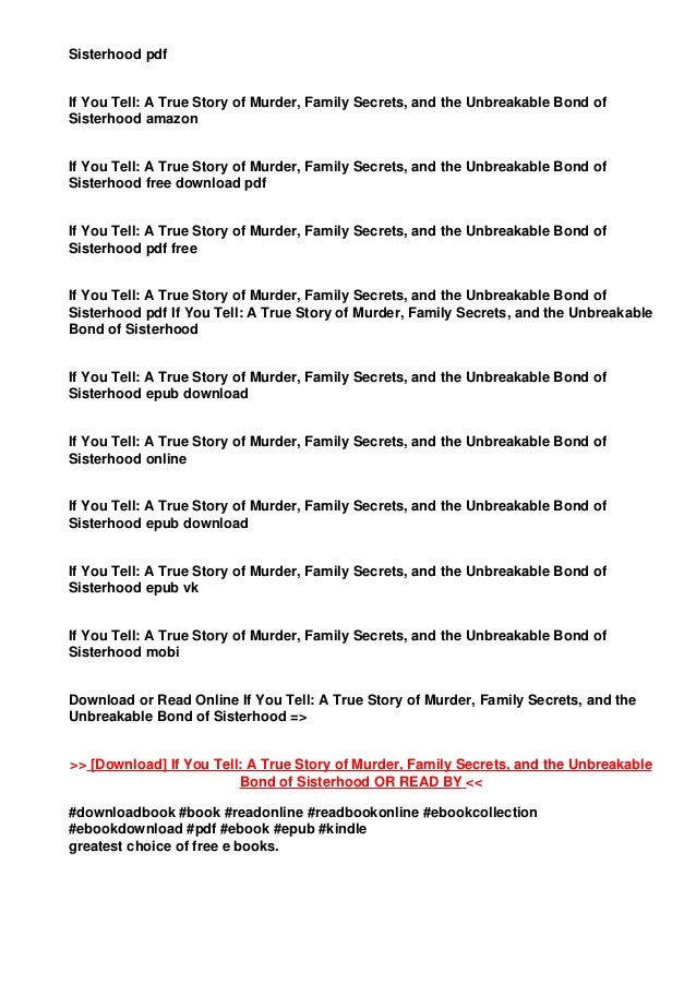 A Secret Sisterhood PDF Free Download A Secret Sisterhood PDF Free Download