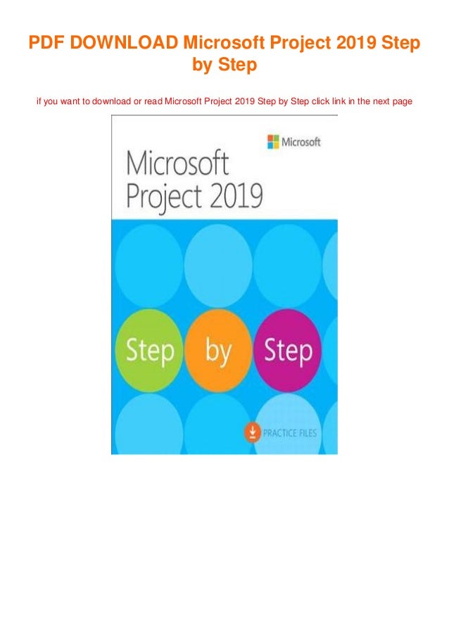 Download In Pdf Microsoft Project 2019 Step By Step Ebook Supereco